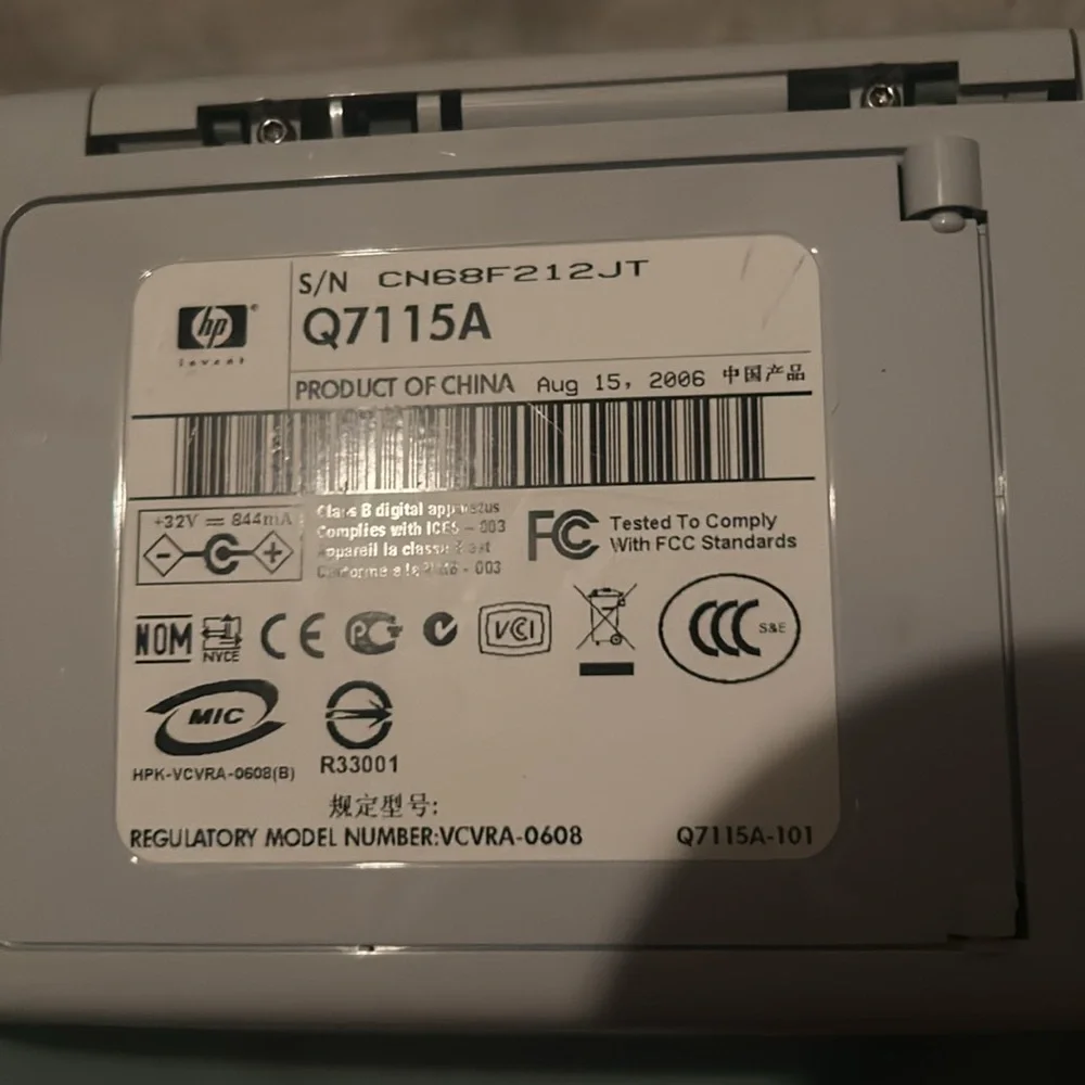 Photo printer hp A612